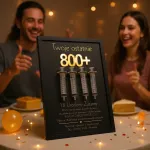 Ramka czarna personalizowana tabliczka twoje ostatnie 800+ zabawny prezent na 18 urodziny